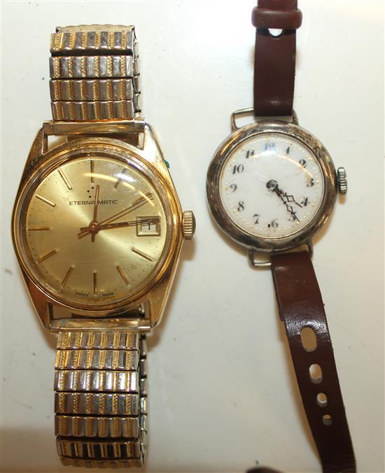 Foteima and silver wrist watch